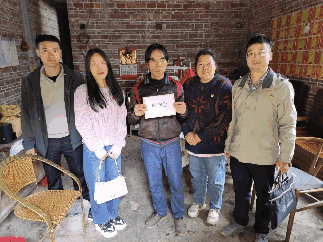 长安工作队冬日送关怀—温情暖人心