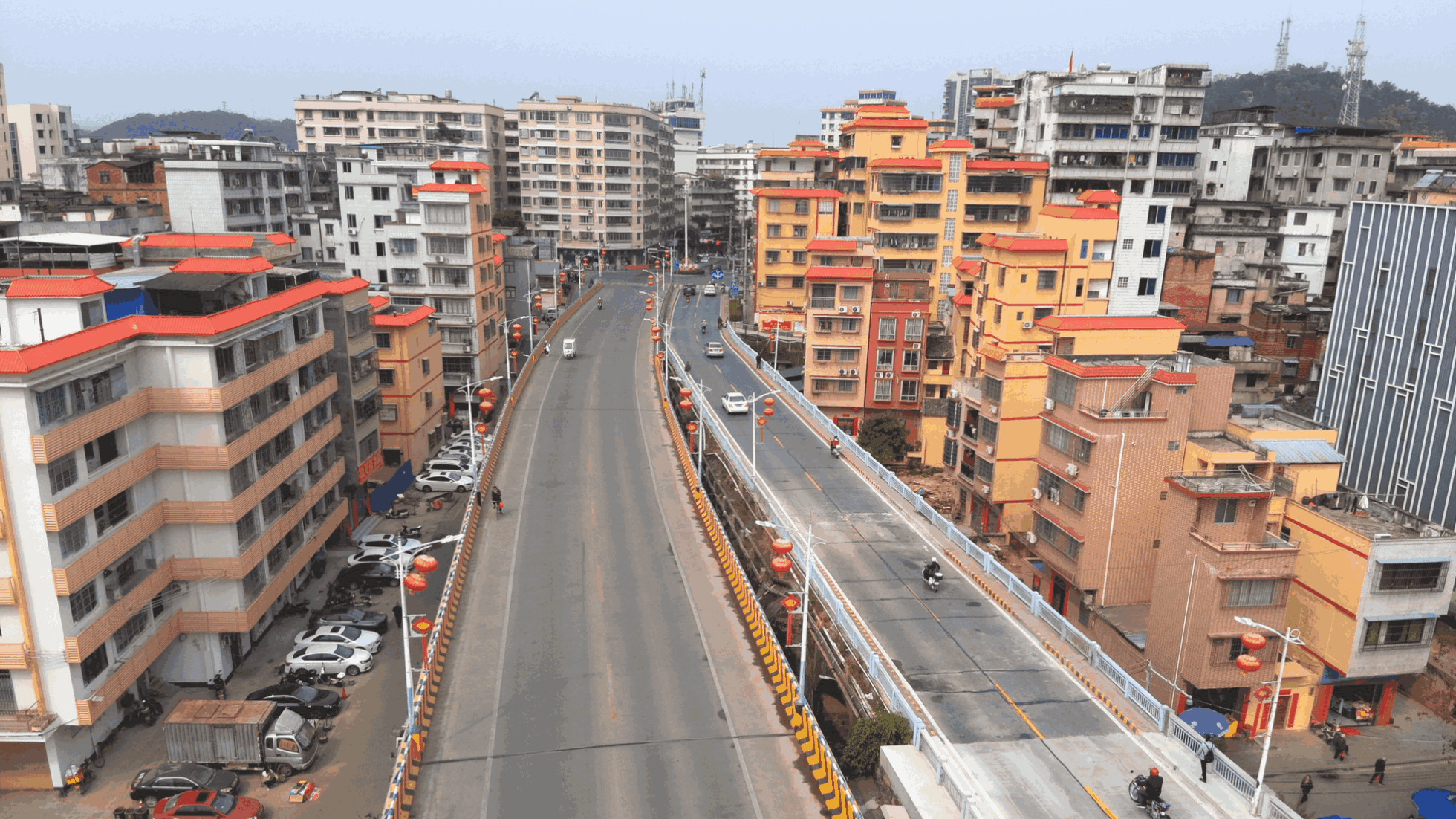 封开江口风貌提升、春意盎然中的“新生”