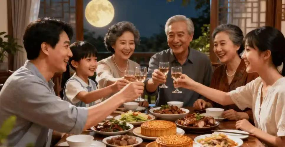 秋风送爽桂香远 人间月圆话中秋——传统佳节承载千年家国团圆情