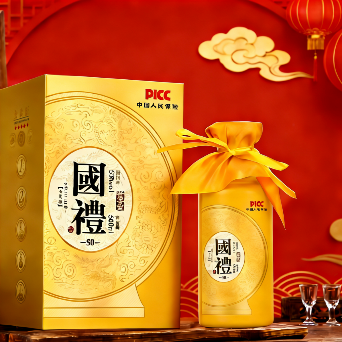 真坤沙的老酱口感 53度金奖版国礼酒 500ml*6瓶/箱