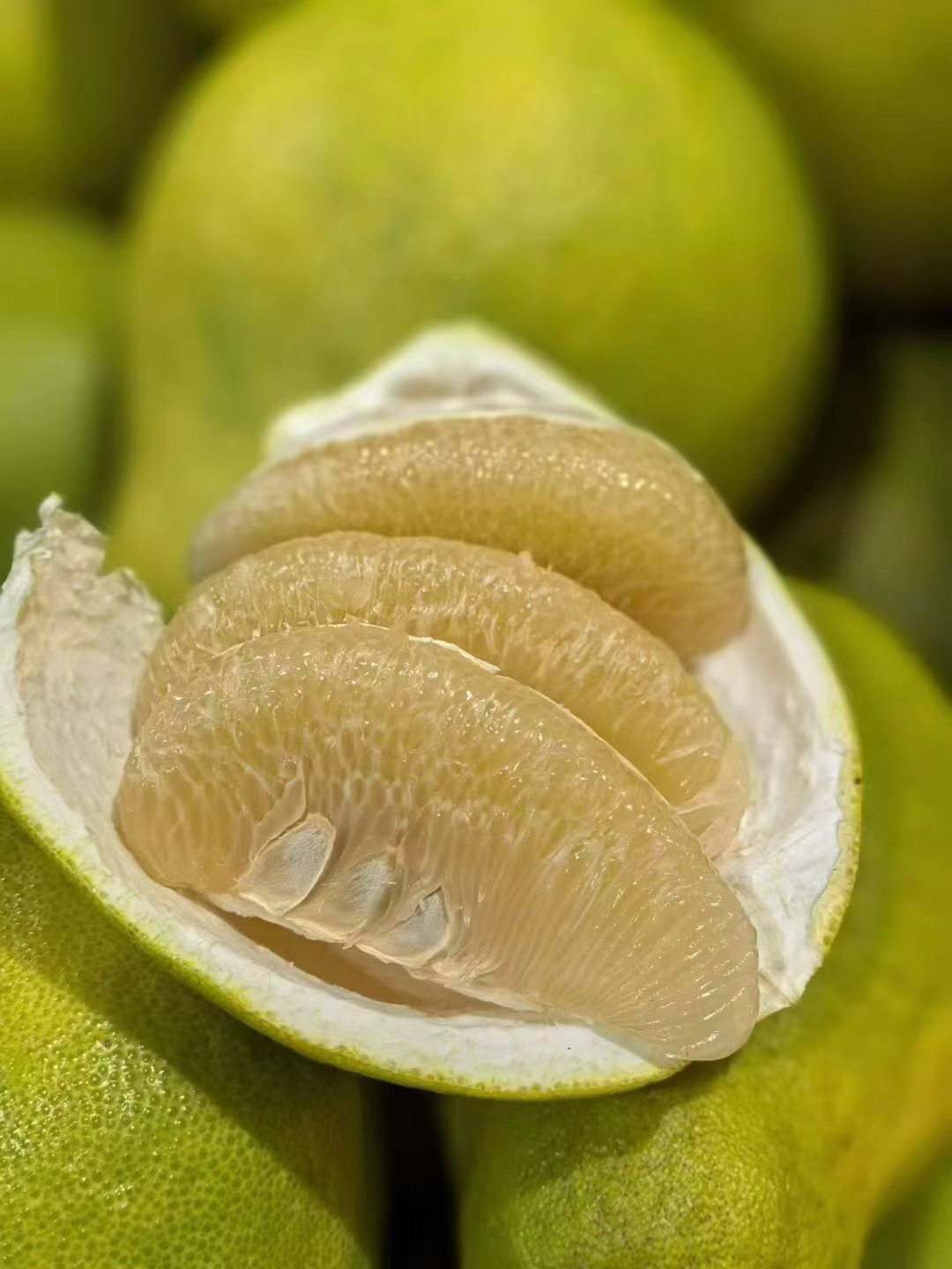 糖化好 纯甜不酸 梅州桃尧沙田柚 肉质脆嫩 清甜爽口 30斤/袋（网袋）