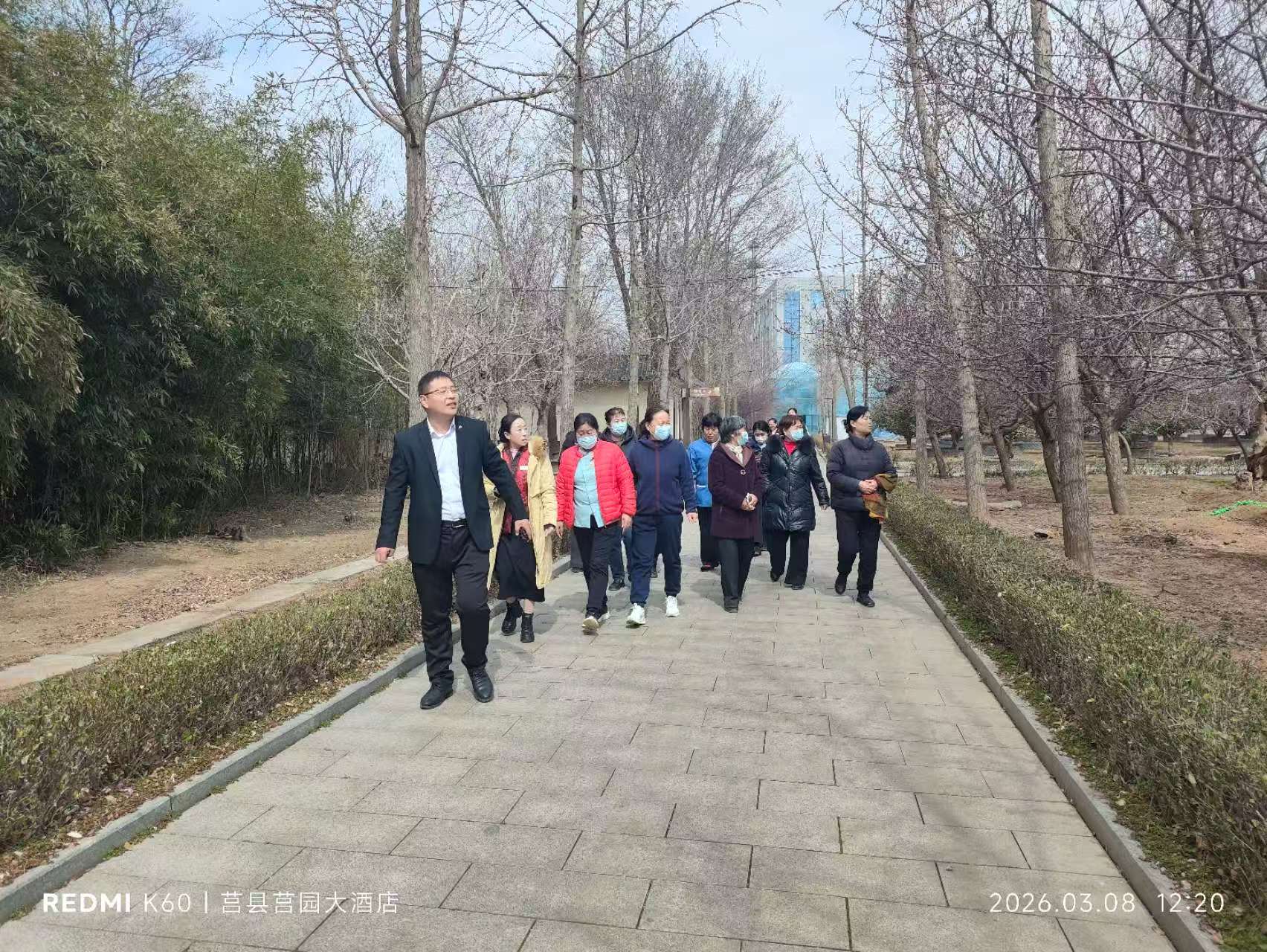 巾帼绽芳华 奋进新征程 莒园大酒店举办庆祝“三八”国际劳动妇女节主题座谈游园活动