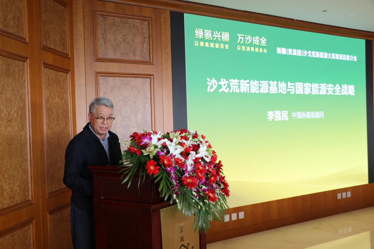 新疆麦盖提沙戈荒特大型新能源基地项目推介会成功举办 筑牢国家能源、粮食、生态三大安全 打造世界级绿色发展标杆
