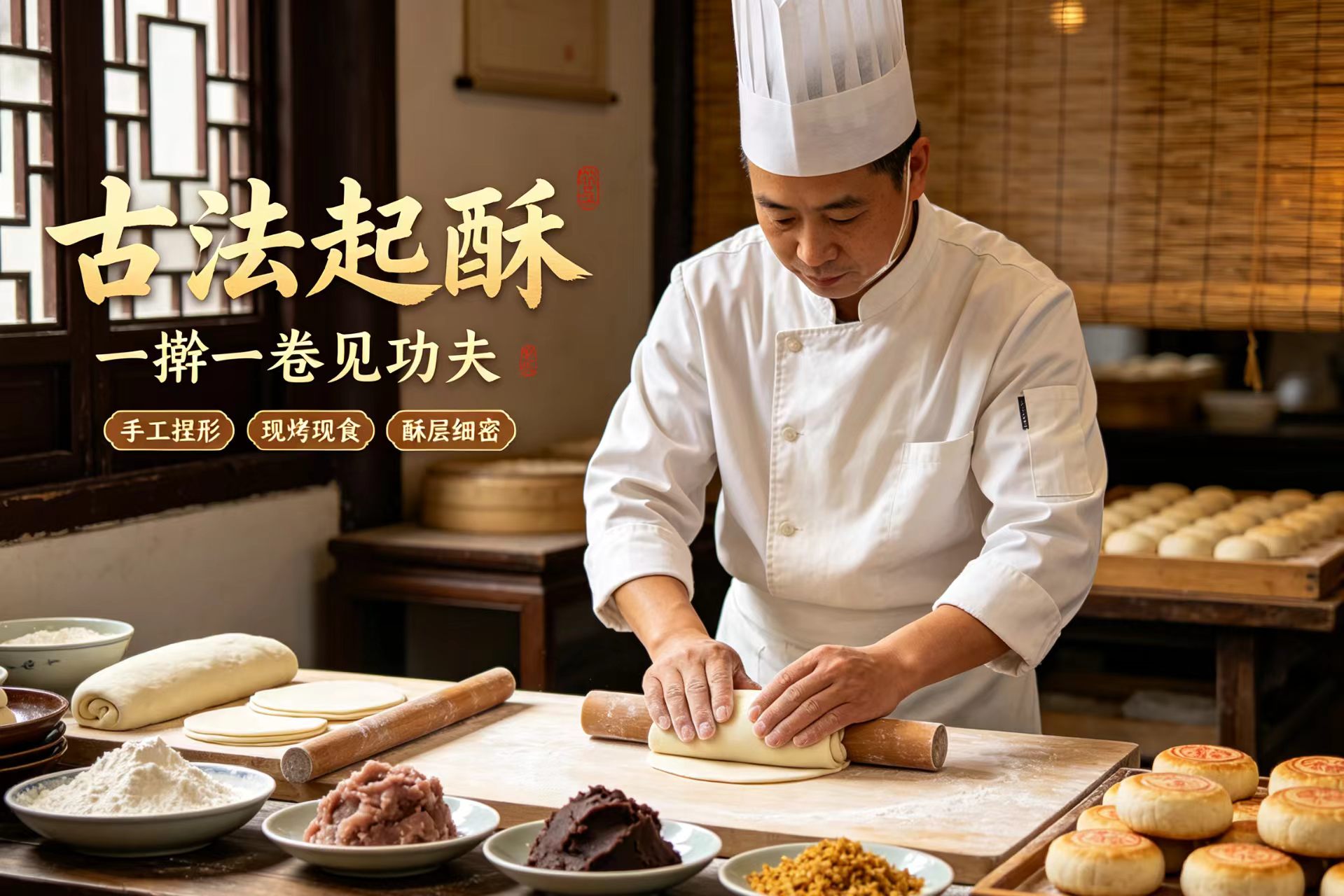 苏式月饼:千层酥落姑苏,一口吃出江南千年风雅